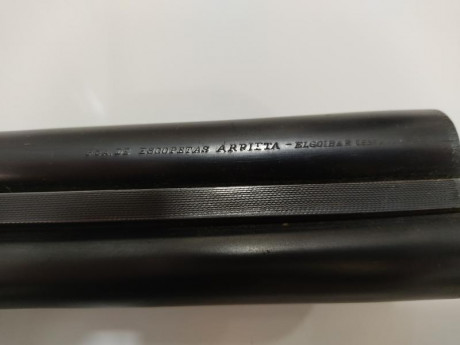 Vendo escopeta paralela marca Arrieta, calibre 12, 71 cm de cañón y cañones de 3 y 4 estrellas.
Preferible 10