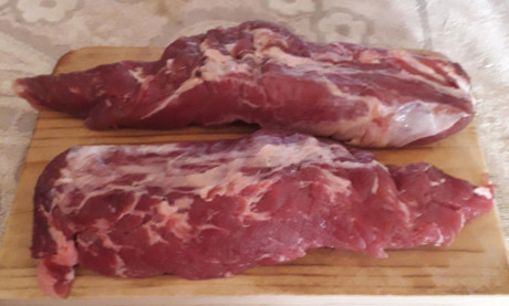 Hoy para comer acelgas hervidas y chuletón de vaca gallega vieja con seis semanas de maduración en cámara 91