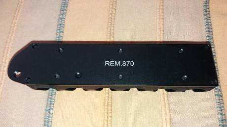 Porta cartuchos para cartuchos calibre 12, de buena calidad, soporte de aluminio negro y para 6 cartuchos 00