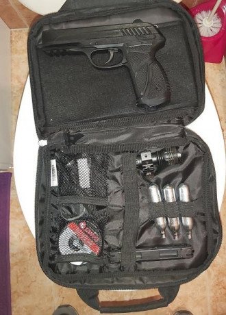  fotos pt-85.jpg  Hola ,pues eso ,vendo pistola Gamo PT-85  Co2 ,con sistema de corredera móvil Blowback,cañon 02