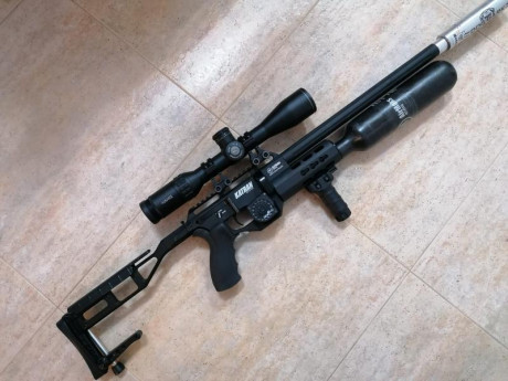 Para nuevo proyecto, vendo esta estupenda carabina, calibre 5.5 con botella grande, tiene una autonomía 01