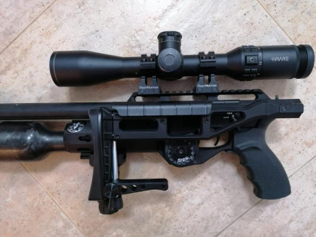 Para nuevo proyecto, vendo esta estupenda carabina, calibre 5.5 con botella grande, tiene una autonomía 00