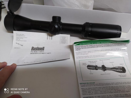 Vendo por no usar, y para juntar para un capricho,  dos visores prácticamente nuevos:

1- Visor BUSHNELL 12