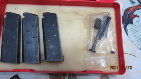  VENDIDA RETIRAR ANUNCIO   Se vende Pistola LLAMA Rebajada  Minimax 45" Bicolor,Compacta copia de 01