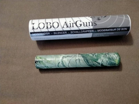 :birra^: Buenos días,vendo moderador Lobo airgun Big bore,válido para calibre 6.35 y 7.62mm.Tiene hidroimpresion 00