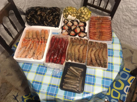 Hoy para comer acelgas hervidas y chuletón de vaca gallega vieja con seis semanas de maduración en cámara 80