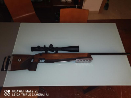 Se vende carabina Anschutz Match 54 en perfecto estado por 600 euros (sin contar los gastos de envío si 02