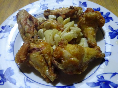 Hoy para comer acelgas hervidas y chuletón de vaca gallega vieja con seis semanas de maduración en cámara 122