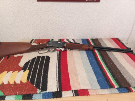 :pists: Vendo carabina de palanca calibre 22 en perfecto estado de madera y Pavón, mecánicamente va perfecta,350€ 10