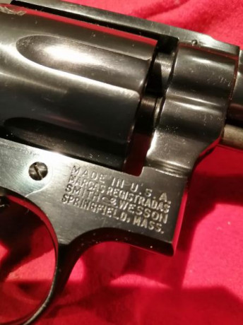 Buenos días.
Vendo revolver S&W MOD 14 K38 MASTERPIECE en CAL 38, su estado es impecable con pocos 11