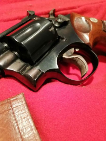 Buenos días.
Vendo revolver S&W MOD 14 K38 MASTERPIECE en CAL 38, su estado es impecable con pocos 20