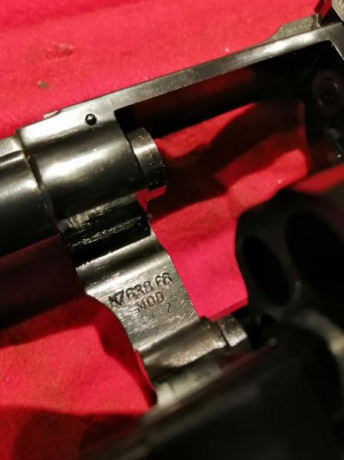 Buenos días.
Vendo revolver S&W MOD 14 K38 MASTERPIECE en CAL 38, su estado es impecable con pocos 42