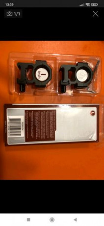 un amigo me pide que le ponga unas anillas y unas bases UTG a la venta, son unas anillas UTG leapers modelo 00