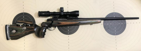 Sako 75 , cañón normal de caza, no tiene cañón pesado, calibre 30-06, con dos culatas una  GSR  y otra 01