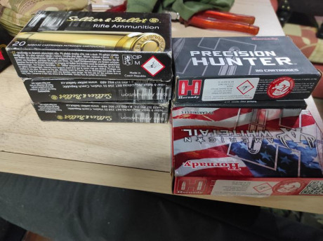 120 vainas calibre 6.5 creedmoor con un solo disparo. 60 de sellier bellot y 60 de Hornady. Precio 35 01