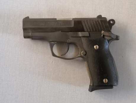 Buenas a todos,
Vendo mi Astra modelo A75 (también conocida como Firefox) de calibre 9mm PB. Está guiada 11
