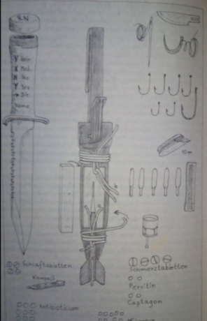 Hola. 

Rüdiger Nehberg fue un gran experto en supervivencia. Su cuchillo preferido era un Glock pero 00