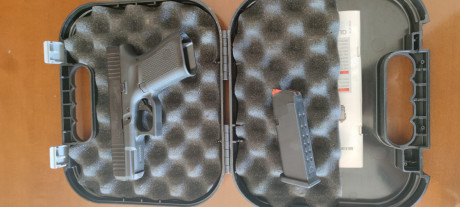 Vendo Glock 19 gen 5, arma de concurso, de 9mm, poco uso, usada para tiro olímpico. En la provincia de 02