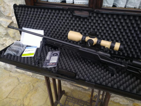 Se vende steyr sg08 calibre 308w comprado nuevo en octubre de 2019 solo tiene 60 disparos se entrega con 12