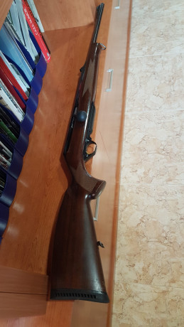 Rifle brownig calibre 7mrm
Modelo acera rectilíneo
Signos de uso en maderas
Resto perfecto
El arma está 02