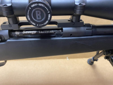 Vendo Rifle Savage FP110 calibre 308, Base leupold y anillas de 1".-(Solo rifle)
 . Gastos de envio 02