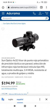 Vendo Visor sun de 4x32 comprado en Estados Unidos. 
Esta en buen Estado. 
PvP 80€
######Vendido ######€ 00