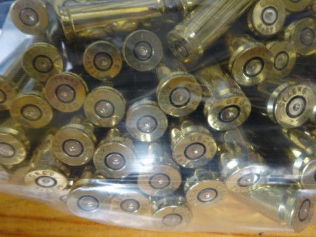 Vendidas las 102 vainas marca Geco calibre 8X57 JS con 1 tiro y pasadas por Tumbler, conservan el pistón 01