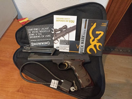 la compre en 2018 la use 6 mese por que me hice con una walther gsp expert .y ahí se quedo ocupando sitio.
esta 00