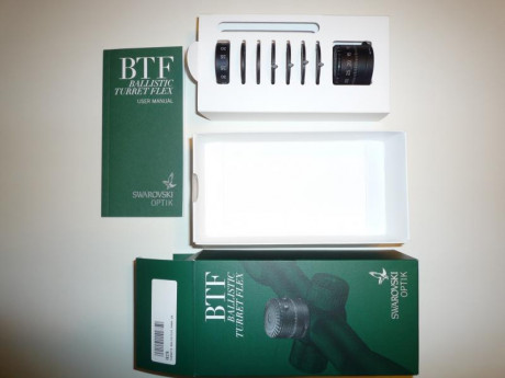 Vendo torreta balística SWAROVSKI BTF FLEX completamente nueva (no se ha montado ni usado), acoplable 01