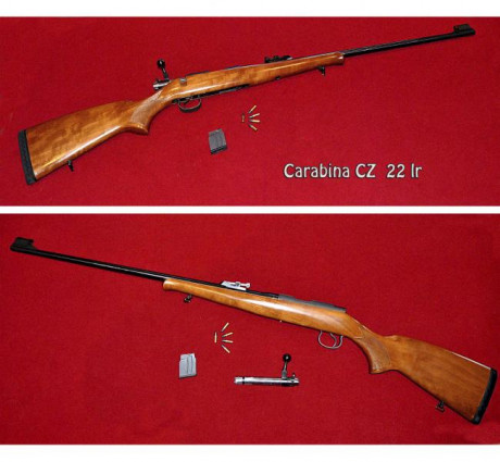  Carabina CZ 22 lr.jpg 

En perfecto estado e impecable funcionamiento.
Se vende, zona de Alicante, concretamente 00
