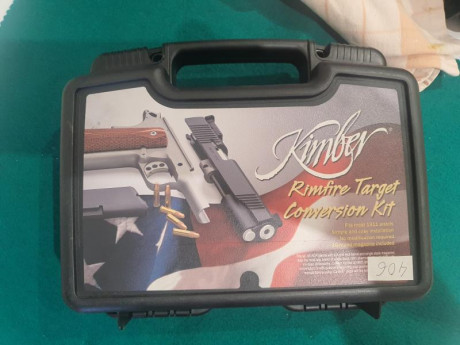 Kimber Target II de estreno junto con Kit Kimber del 22

Ambos con dos cargadores, cajas originales y 02