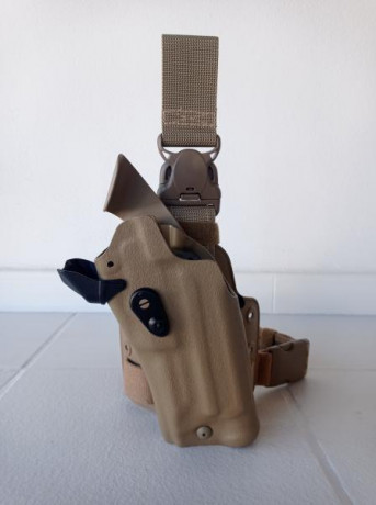 Funda original 6390RDS ALS (zurdo) modificada por Ghostmen Designs en EEUU. 
Adaptada para pistola VP9 02