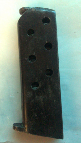 Compañero vende
Cargador pistola Victoria 1911 esperanza Y Unceta
Calibre 7,65 capacidad 6 cartuchos
Medidas 01