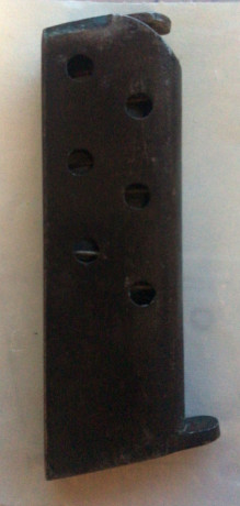 Compañero vende
Cargador pistola Victoria 1911 esperanza Y Unceta
Calibre 7,65 capacidad 6 cartuchos
Medidas 00