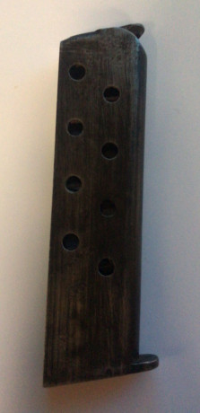 Compañero vende

Cargador pistola Ruby
Calibre 7,65 capacidad 5 cartuchos
Medidas 102 × 27 × 10 mm
Precio 01