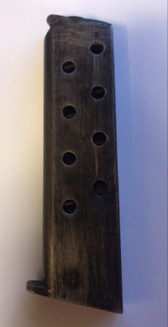 Compañero vende

Cargador pistola Ruby
Calibre 7,65 capacidad 5 cartuchos
Medidas 102 × 27 × 10 mm
Precio 00