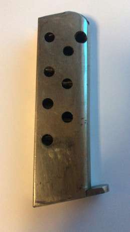 Compañero vende

Cargador pistola Star mod sindicalista 
Calibre 9mm corto capacidad 7 cartuchos
Medidas 01