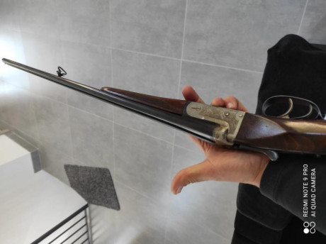 Hola a todos.
Me ha tocado en subasta esta escopeta , del 12mm /410. pero aún no se la longitud de la 12