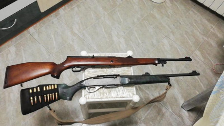 Quiero hacer un listado de rifles semiautomaticos de aquellos que cuando era niño era lo que se veia a 90