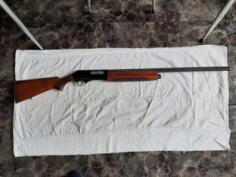 Vendo escopetas. Una es una Browning Auto 5 con cañón de 65 cm polichoque exterior de 3 estrellas (solo 02