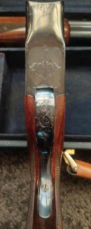 Modelo 101 trap. Calibre 12/70 en perfecto estado. Cañones demiclok de 76 cm; expulsora con selector de 22