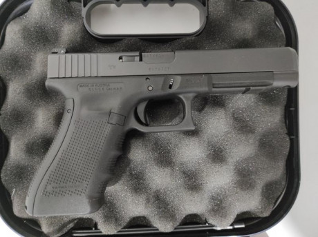 Buenas tardes,
Pongo a la venta mi Glock 34 Gen 4.
Tiene instalados muelles de competición y desconector 02