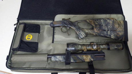 Buenas.
Vendo monotiro Bergara BA13 Take Down con culata Thumbhole.
Cañón de 50". Calibre 308 W. 21