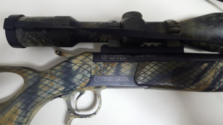 Buenas.
Vendo monotiro Bergara BA13 Take Down con culata Thumbhole.
Cañón de 50". Calibre 308 W. 32