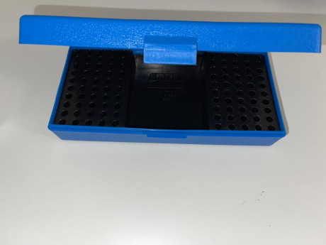 Estuche MTM SB-200 Caja para balas de cal.22 y cal.17
Precio 6€ sin envio.
Mensajes por privado.
 :sniper 00