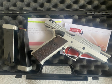 Despues de recibir el arma de  Ibergrips  revisada y ajustada 
se realizaron unas cuantas pruebas y el 01