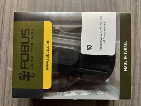 Vendo funda del prestigioso fabricante israelí Fobus para CZ nueva sin estrenar. Valida para estos modelos:

75 02