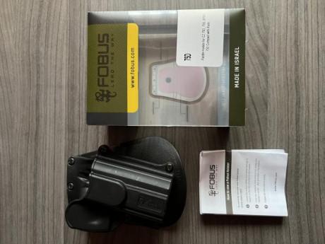 Vendo funda del prestigioso fabricante israelí Fobus para CZ nueva sin estrenar. Valida para estos modelos:

75 01