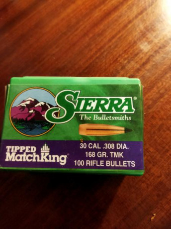 Cambio puntas de tiro marca sierra  mach King de 168gr
Las cambio de igual calidad por puntas de 189gr 01