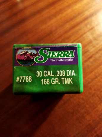 Cambio puntas de tiro marca sierra  mach King de 168gr
Las cambio de igual calidad por puntas de 189gr 00